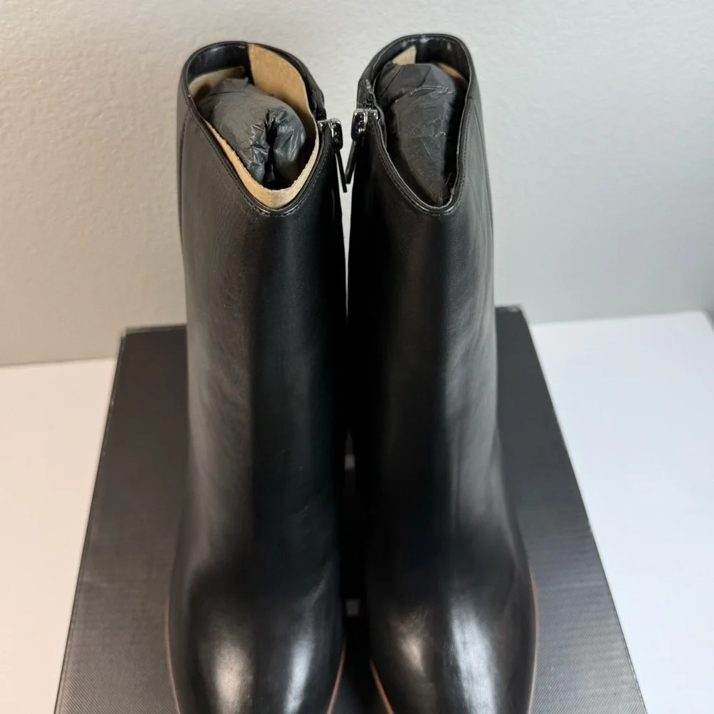 Marc Fisher Sleek Black Ankle Booties